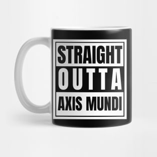 Straight Outta Axis Mundi Supernatural Path to Heaven Dark Side of the Moon Dean Sammy Castiel Mug